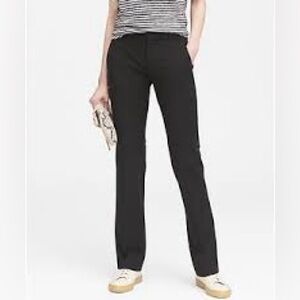 Banana Republic Women's Classic Black Straight Leg Pants